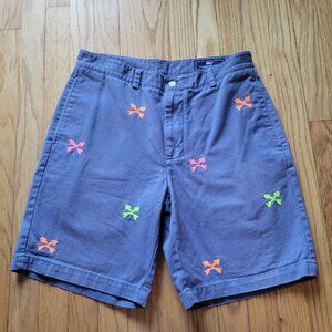 Vineyard Vines Mens Club Short 32 Embroidered Fish Navy Twill